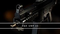 UMP 45 Submachine gun Gameready