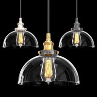 CLEAR GLASS DOME PENDANT