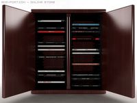 40 Disc CD Cabinet 3D Model