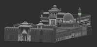 Historic Islamic Palace - Ishak Pasha Palace - Only Model