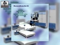 Nursery Room 02 set 3D Model