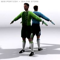Goalkeeper 3D Model