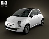 Fiat 500 3D Model