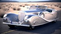 Mercedes 500K Erdmann Rossi 1936 desert studio