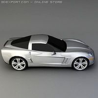 Corvet 3d model car 3D Model