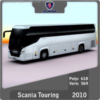 2010 Scania Touring 3D Model