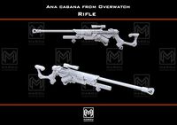 Ana Cabana Rifle cosplay | 3D