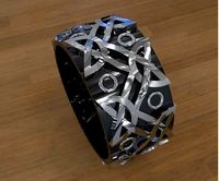 Withc Wicca Ring with Celtic Viking  ornaments 3D print model | 3D