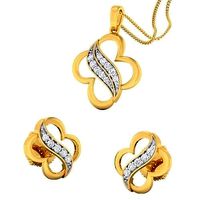 Diamond Pendant Set For Ladies | 3D