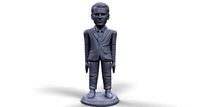 Emmanuel Macron stylized high quality 3D printable miniature | 3D