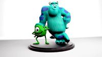 Mike and Sully From Monster inc  printable | 3D