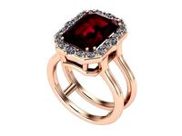 Amathyst ring vs 2 | 3D