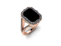 Garnete Ec rose ring | 3D
