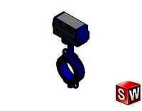Butterfly Valve DN100 | 3D