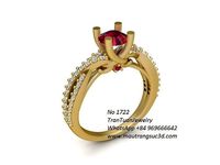 1722 Diamond ring | 3D