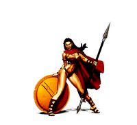 Spartan woman 35mm scale  - Leda | 3D