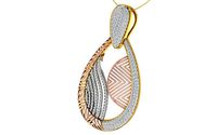 Women pandant earrings set 3dm stl render detail 3D print model | 3D