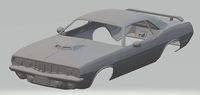 Plymouth Barracuda Printable Body Car | 3D