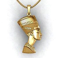 pendant Nefertiti | 3D