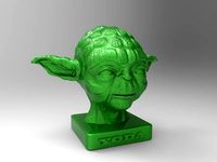 bust master yoda for 3d  printing | 3D