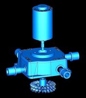 Pelton Turbine Full Station | 3D