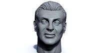 Sylvester Stallone 3D printable portrait sculpture  | 3D