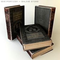 Old Book 1 3D Model