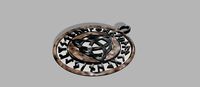 The ancient medallion of the ancient Slavs | 3D