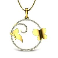 Diamond Pendant For Ladies  | 3D