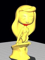 Ariel on Rock | 3D