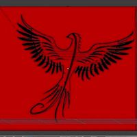 phoenix chocolate or sugar pulp mold | 3D