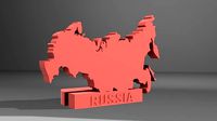 RUSSIA Map | 3D