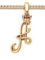 Alphabet Initial pendant letter A | 3D