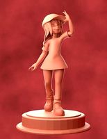 Young girl 3D - 3Dprint | 3D