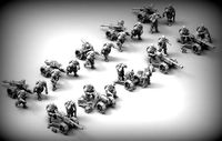 Feudal guard Heavy Weapons teams | 3D
