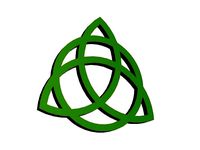 Printable Celtic knot Triquetra coaster | 3D