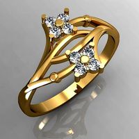 Ring With Diamonds | 3D
