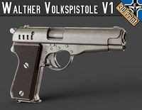 Walther Volkspistole V1 ---  | 3D