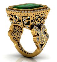 Emerald Ring | 3D