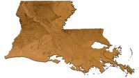 USA Louisiana Relief Map | 3D