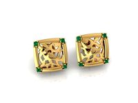 1452 Diamond Earrings  | 3D