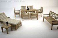 Garden Furniture 3D Model