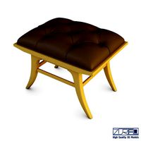 Crestaire Lena Ottoman in Saffron