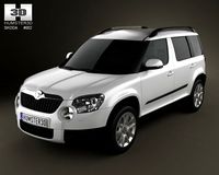 Skoda Yeti 2010 3D Model