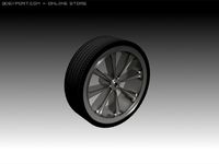 3D Wheel 3D Model