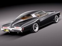 Buick Riviera GS Boattail 1971 3D Model
