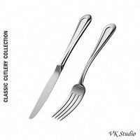 Dessert Knife and Fork Classic Cutlery