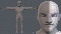 Base mesh man character V10