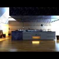 Photorealistic Kitchen Scene 0001 3D Model