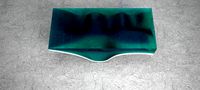 Water Resin and Concrete Table